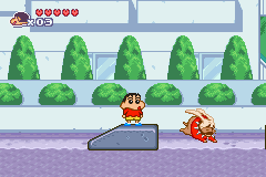 Shin-Chan: Aventuras en Cineland screenshot 4 for GameBoy Advance